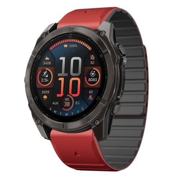 LOBO 22mm Magnetic QuickChange Strap Compatible with Garmin Fenix 5/6/7/8, 965 & More