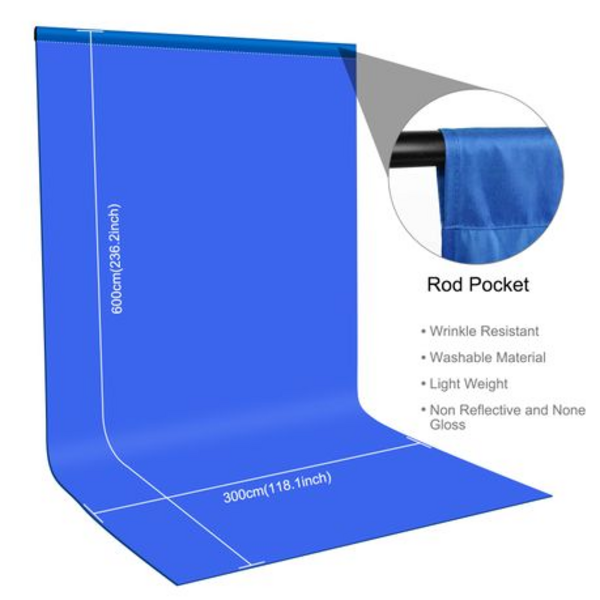 PULUZ Photography Background 3m x 6m