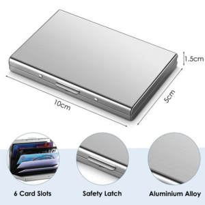 Aluminium Credit Card Wallet - RFID Blocking - Image 14