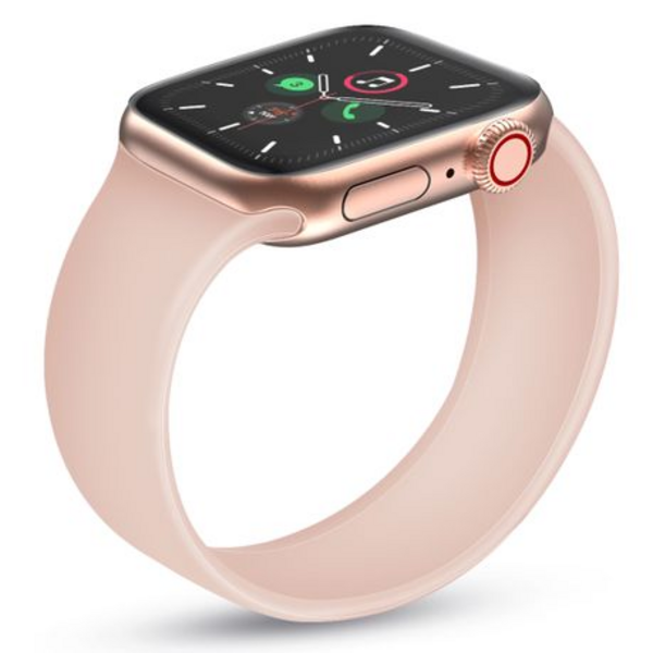 5by5 Solo Loop Strap / Band for Apple Watch 38/40mm (Medium) - Pink