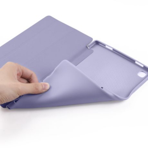 T4U PU Leather Tri Fold Flip Cover for Samsung Galaxy A7 10.4 (2020) T500 - Light Purple - Image 4