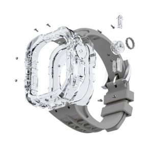LOBO Clear Armour Case with Integrated Straps for Apple Watch Ultra 49mm - Image 12