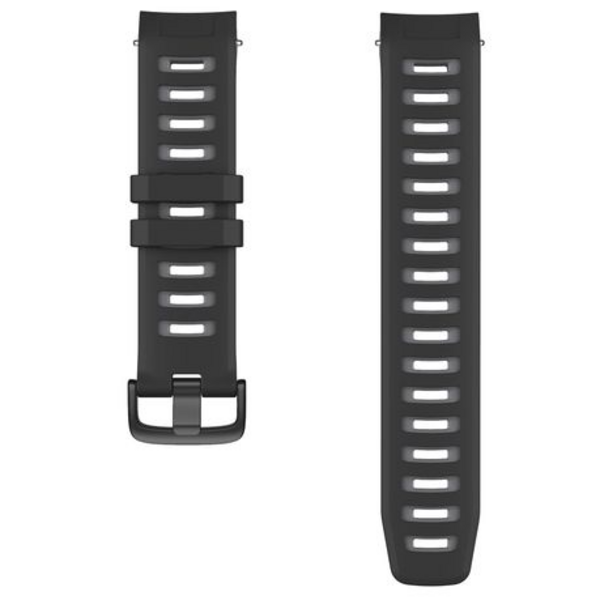 5by5 Two-Tone Silicone Strap Garmin Instinct - Grey & Black