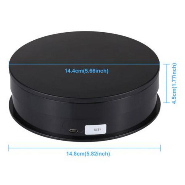 PULUZ 15cm USB Powered Photography Turntable