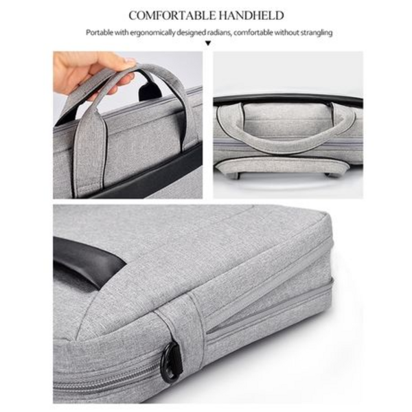 Dj06 Series 14.1 Inch Multi-Functional Laptop Bag - Midnight Black - Grey