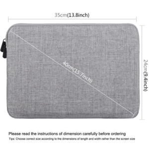 Haweel Laptop Sleeve 13 inch - Grey - Image 5