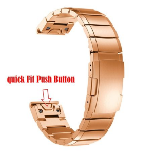 5by5 Stainless Steel Quick Release Strap for Garmin 22mm - Image 5
