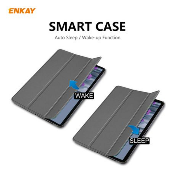 ENKAY PU Leather Flip Cover with S-Pen Slot for Samsung Tab S8/S7 11 inch.