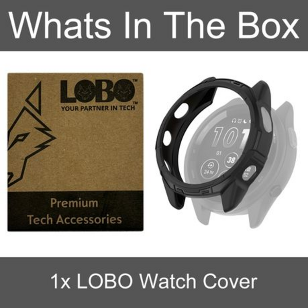 LOBO TPU Protective Bumper Cover for Garmin Forerunner 265S