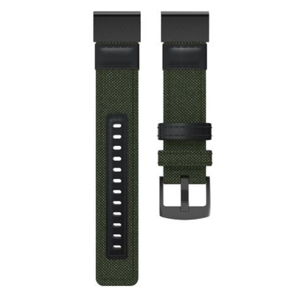 5by5 Canvas & Leather Strap for Garmin Fenix 6X / Fenix 5X