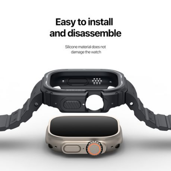 DUX DUCIS Magnetic Apple Watch Ultra Strap One-piece (OA Series ) 49MM - Black