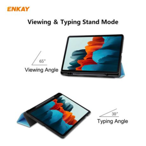 ENKAY PU Leather Flip Cover with S-Pen Slot for Samsung Tab S8/S7 11 inch. - Image 5
