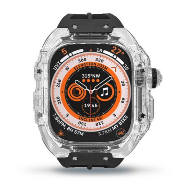 LOBO Clear Armour Case with Integrated Straps for Apple Watch Ultra 49mm