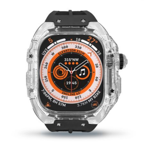 LOBO Clear Armour Case with Integrated Straps for Apple Watch Ultra 49mm - Image 1