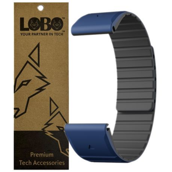 LOBO 26mm Magnetic QuickChange Strap Compatible with Garmin Fenix 3/5X/6X/7X/8 51mm etc