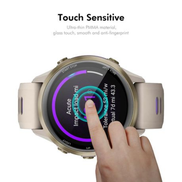 2 PCS WILK Screen Protectors with 3D Edge for Garmin Forerunner 570 47mm