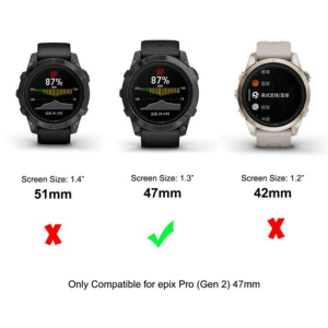 2x ENKAY Screen Protectors with 3D Edge for Garmin Epix Pro Gen 2 47mm - Image 6