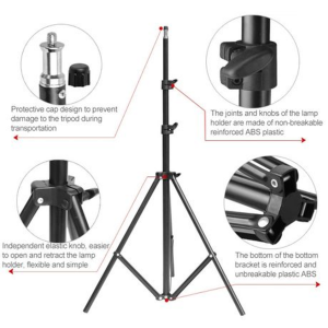 T4U Softbox Lighting Kit (Softbox + Tripod + Boom Stand + Sand Bag) - Image 3