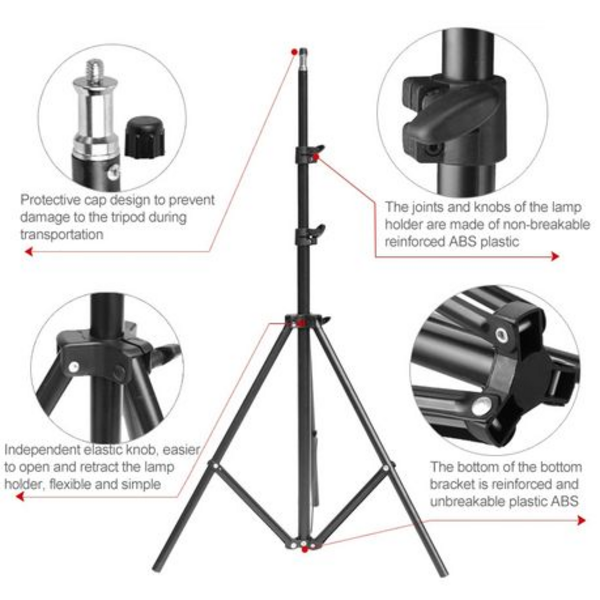 T4U Softbox Lighting Kit (Softbox + Tripod + Boom Stand + Sand Bag)