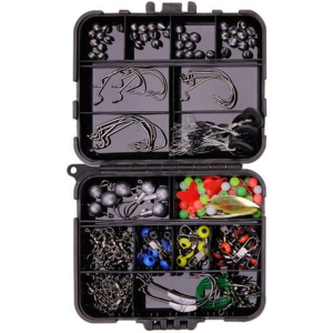 213 Piece Freshwater Fishing Accessories Kit - Black - Image 1
