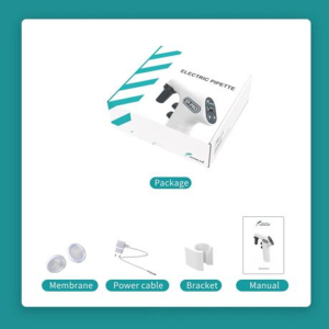 Joanlab EP-100Pro Electric Pipette Filler (0.1-100ml) - Adjustable Speed - Image 4