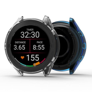 LOBO TPU Protective Bumper for Garmin Forerunner 570 47mm - Transparent - Image 3