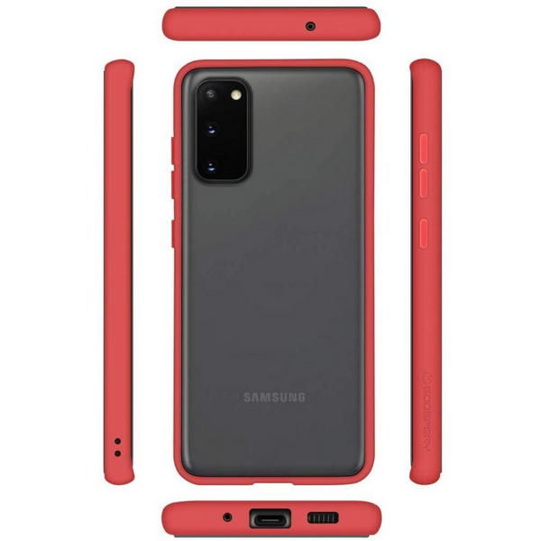Goospery Peach Garden for Samsung Galaxy S20 (Red)
