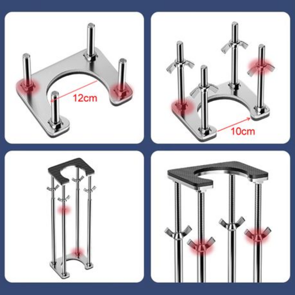Adjustable Under-Sink/Basin Shelf Support Bracket U-Shape (56-66cm)