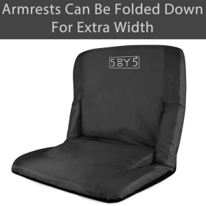 5by5 Padded Stadium Chair With Armrests & Back Support - Standard Width - Image 4