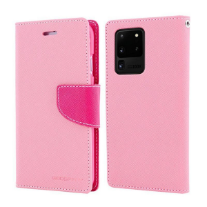 Goospery Fancy Diary Flip Cover for Samsung Galaxy S20 ULTRA(Pink/Hot Pink)