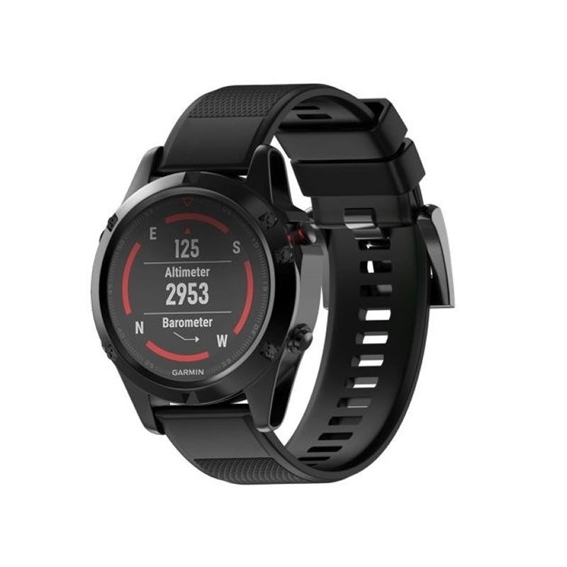 LOBO 26mm Silicone Watch Strap for Garmin - Quick Release