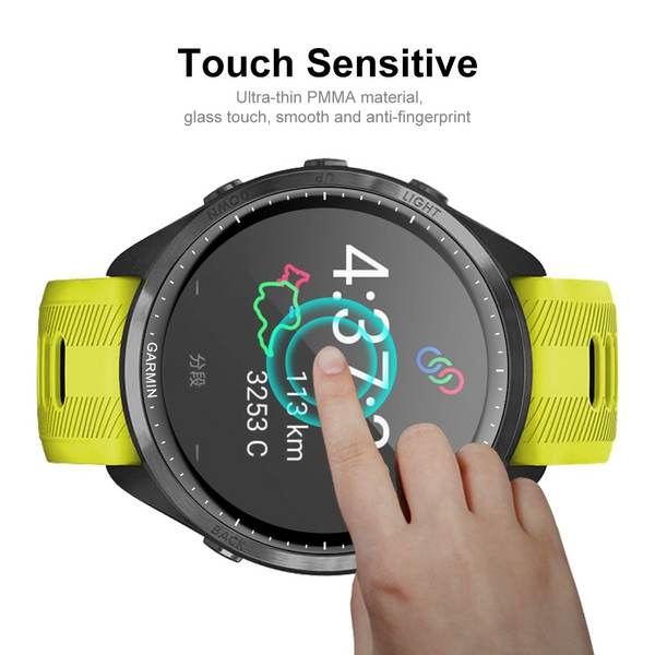 2 PCS WILK Acrylic Screen Protectors with 3D Edge for Garmin Forerunner 965