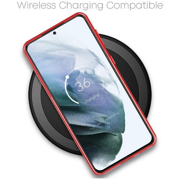 GOOSPERY Pearl Jelly Cover for Samsung S21 PLUS 6.7" - Red