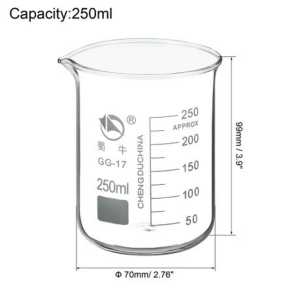 Shuniu - Borosilicate Beaker Set - 250ml + 500ml - GG-17 - Image 2