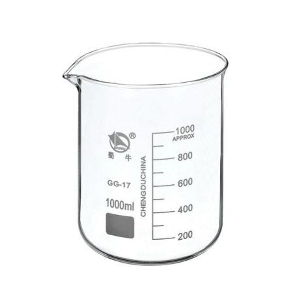 Shuniu - Borosilicate Beaker 1000ml - GG-17