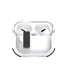 Dux Ducis TPU+PC Case & Carabiner for Apple Pods Pro 2 (PECN Series) - Black, Transparent & White - Image 7