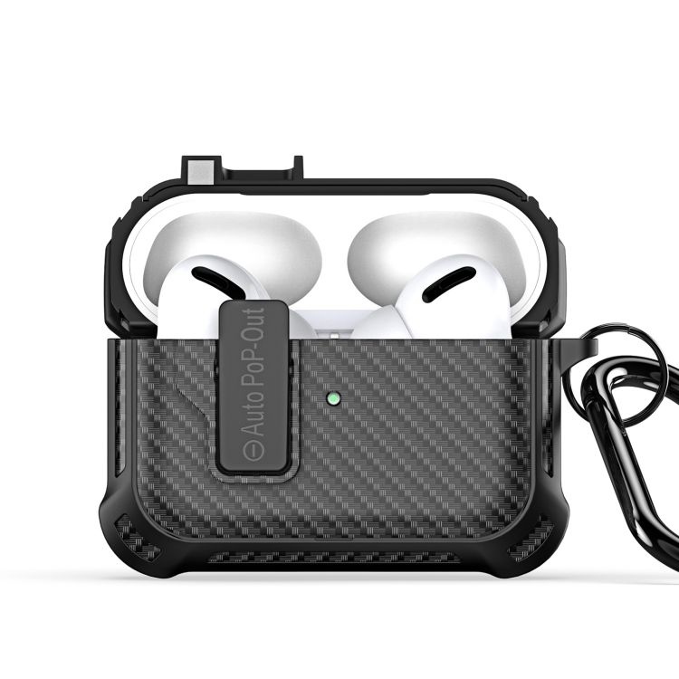 Dux Ducis TPU+PC Case with Carabiner for Apple Pods 3 (PECI Series)White