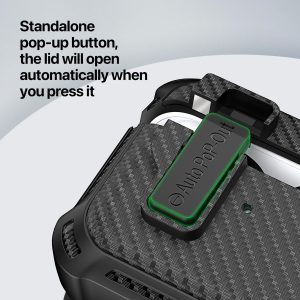 Dux Ducis TPU+PC Case with Carabiner for Apple Pods 3 (PECI Series)White - Image 3