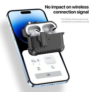 Dux Ducis TPU+PC Case with Carabiner for Apple Pods 3 (PECI Series)White - Image 5