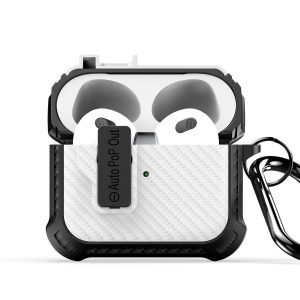Dux Ducis TPU+PC Case with Carabiner for Apple Pods 3 (PECI Series)White - Image 9