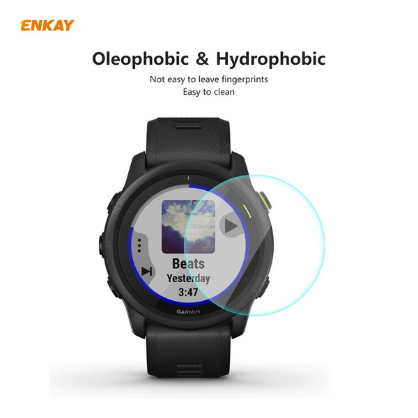 2x Enkay Tempered Glass Film for Garmin Forerunner 745