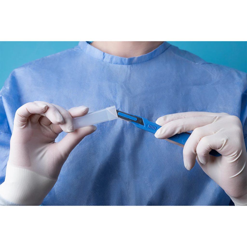 No.23 Sterile Carbon Steel Surgical Blades - 100 Pack