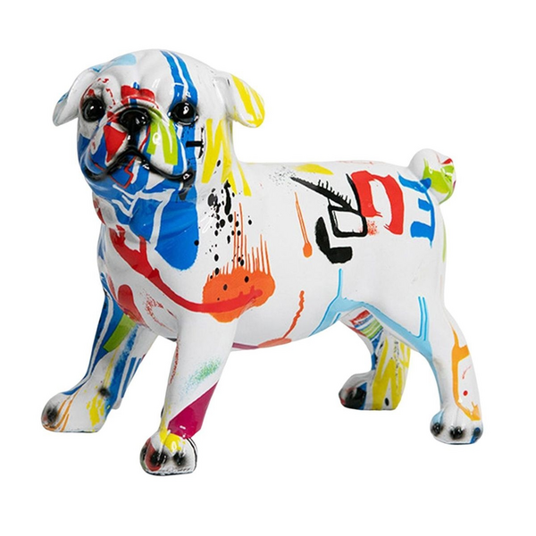 Chihuahua Resin Ornament - Graffiti - 19.5x23x13cm