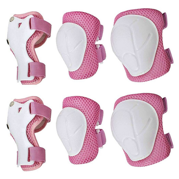 6 Piece Knee - Elbow & Wrist Guard Set for Children - 2-7yrs - 15-35kg