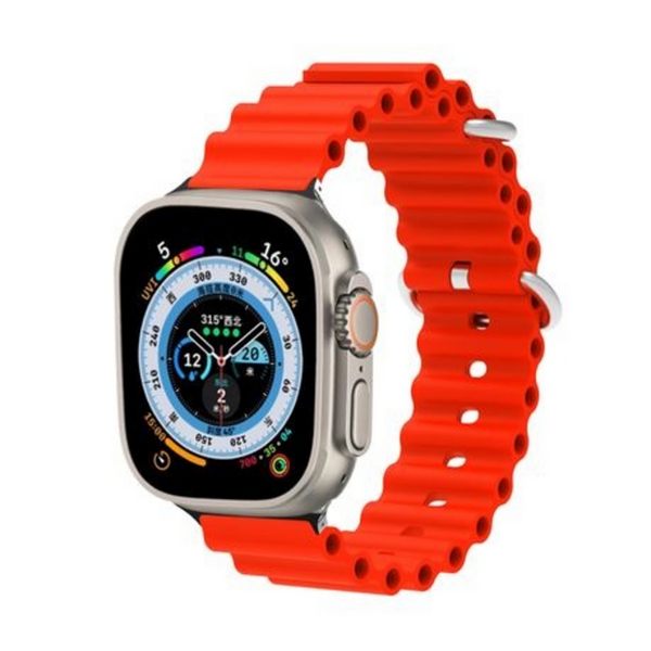 LOBO Ocean Strap for Apple Watch Ultra 49mm, Series 7/8 45mm - peach