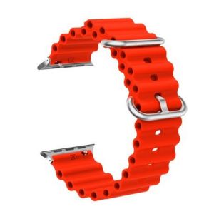 LOBO Ocean Strap for Apple Watch Ultra 49mm, Series 7/8 45mm - peach - Image 3