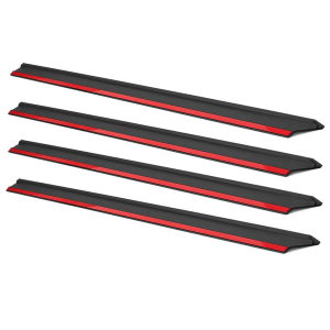 4x 50cm Self-Adhesive Rubber Water Barrier Strips