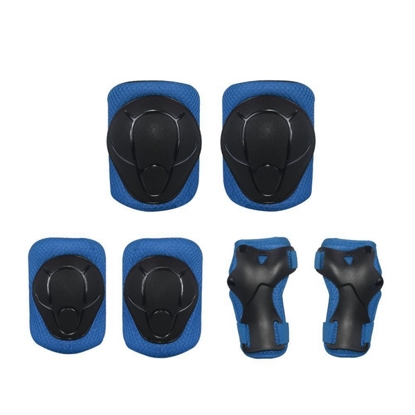 6 Piece Knee - Elbow & Wrist Guard Set for Children - 2-7yrs - 15-35kg