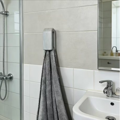 Auto-Locking Towel Rack - Gravity Wall-Mounted Towel Holder