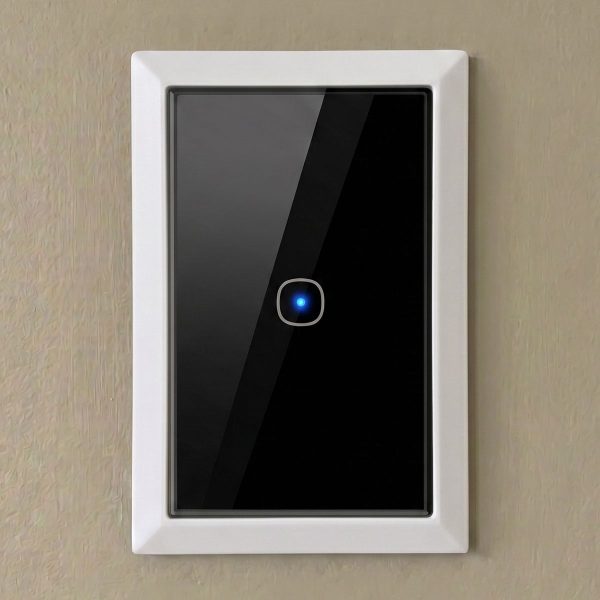 4 Pack Light Switch Frames Compatible With Sonoff Light Switches (6mm Trim) - White